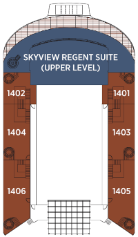 Choose your cabin on Deck 15             