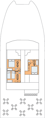 Choose your cabin on Deck A Choose your cabin on Deck A