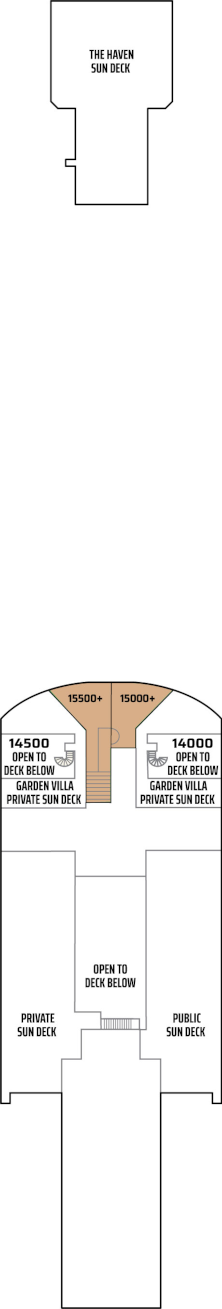 Choose your cabin on Deck Fifteen Choose your cabin on Deck Fifteen