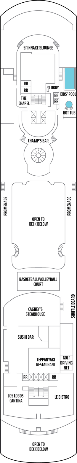Choose your cabin on Sport Deck Choose your cabin on Sport Deck